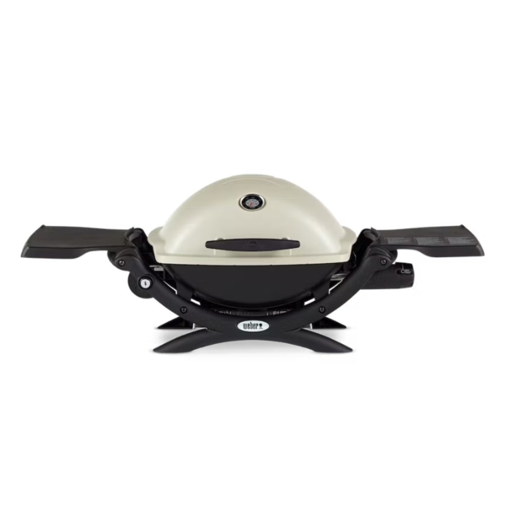 גריל גז Weber Q1200 Titanium — גריל נייד קומפקטי בצבע טיטניום
